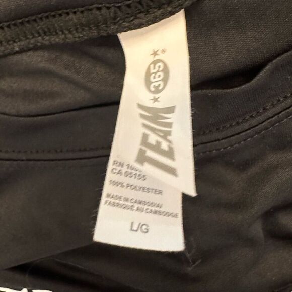 Team 365 Crew Neck Short Sleeve Champa Bay Graphic Tee Black Large - Picture 3 of 5